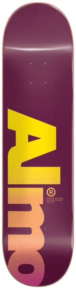 Almost Fall Off Logo Hyb Skateboard Deck