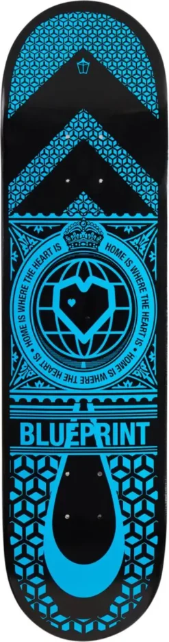 Home Heart Skateboard Deck -Enuff Shop blueprint home heart skateboard deck ed