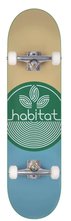 Habitat Leaf Dot Complete Skateboard