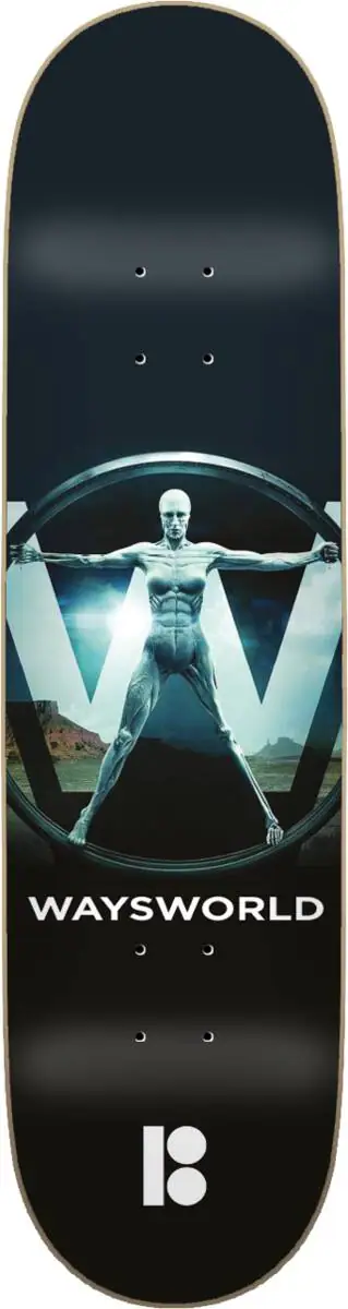 Plan-B Way Waysworld Skateboard Deck 3 Plan-B Way Waysworld Skateboard Deck