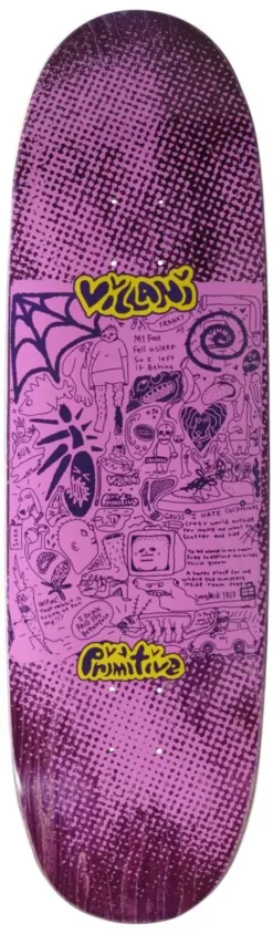 PRIMITIVE Villani Scatter Pro Skateboard Deck