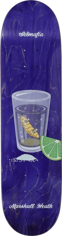 Sk8mafia Marshall Heath Hacked Skateboard Deck -Enuff Shop sk8mafia marshall heath hacked skateboard deck vd