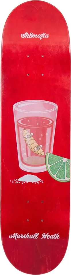 Sk8mafia Marshall Heath Hacked Skateboard Deck -Enuff Shop sk8mafia marshall heath hacked skateboard deck y1